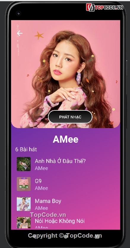 App,Nghe nhạc,Music,Giao diện đẹp